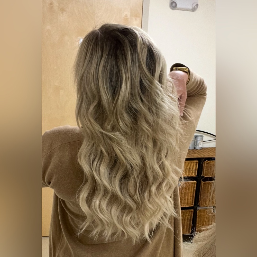 Foxy Locks 20 inch Hair Extensions 200 gram Cappuccino color - Picture 10 of 11